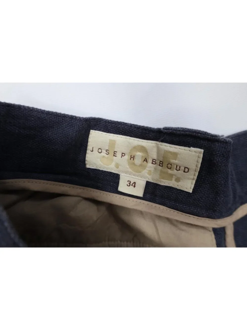 Vintage 90s Streetwear Mens 34x30 Faded Baggy Wide Leg Linen Chino Pants Blue